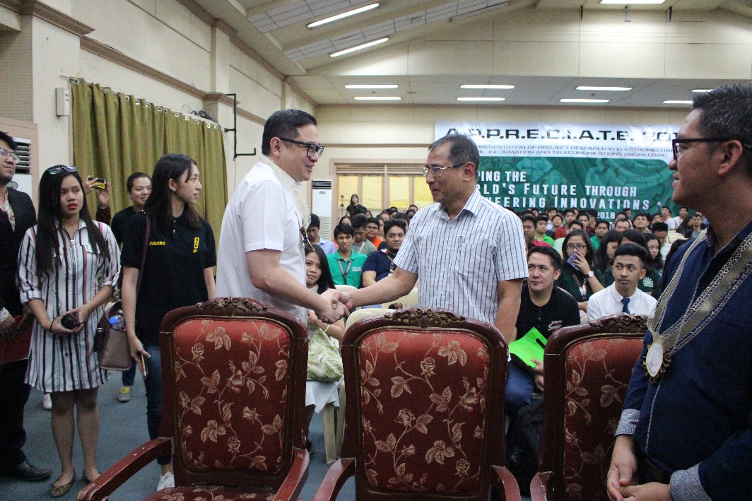 Senator Bam Aquino visits the TUP